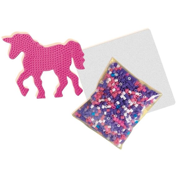 New in Box SES Iron on Beads Set-Unicorn Fantasy Horse 1200 Pcs For Age 5+ - Picture 8 of 16